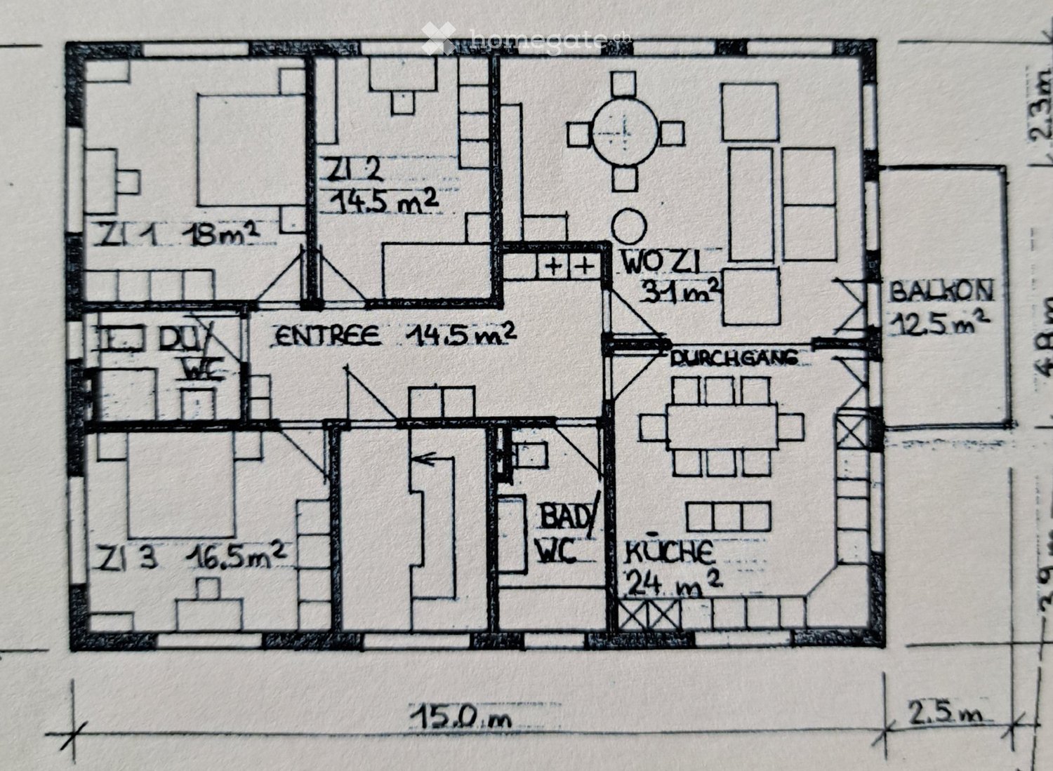 4 ½ rooms apartment, Foto 5 von 5