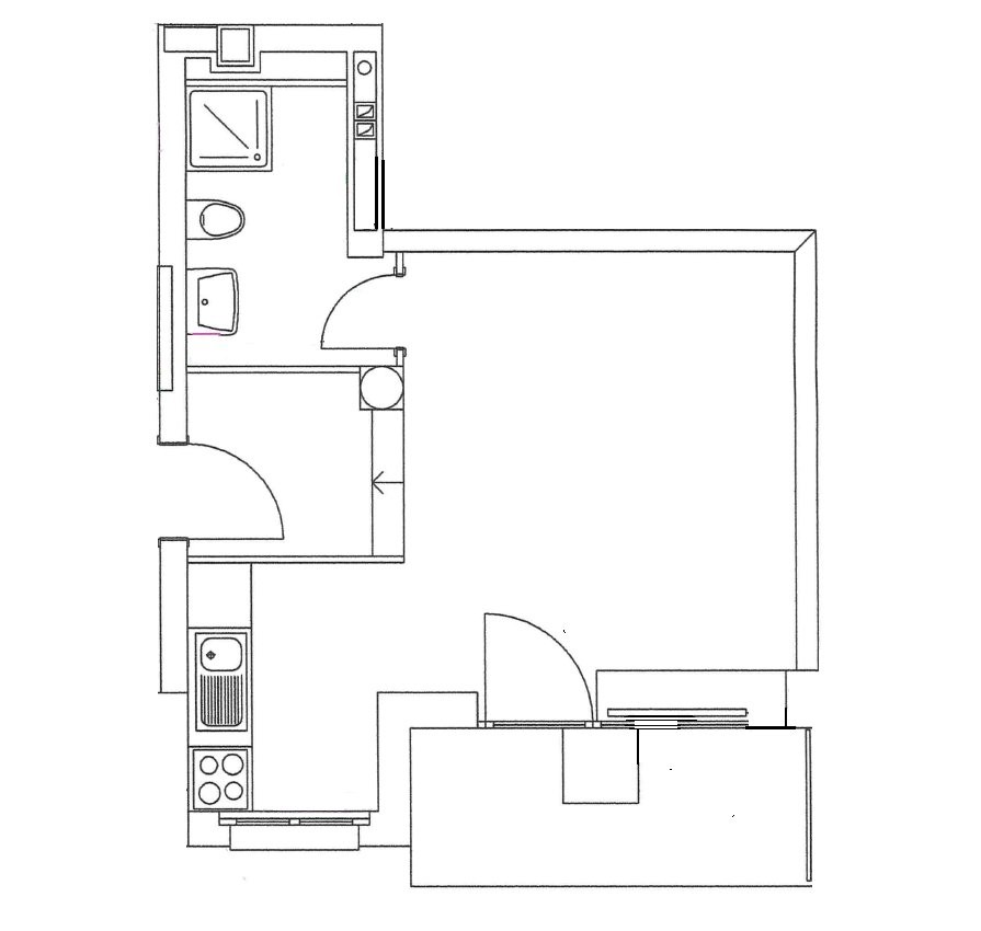 1 ½ rooms apartment, photo 4 of 7