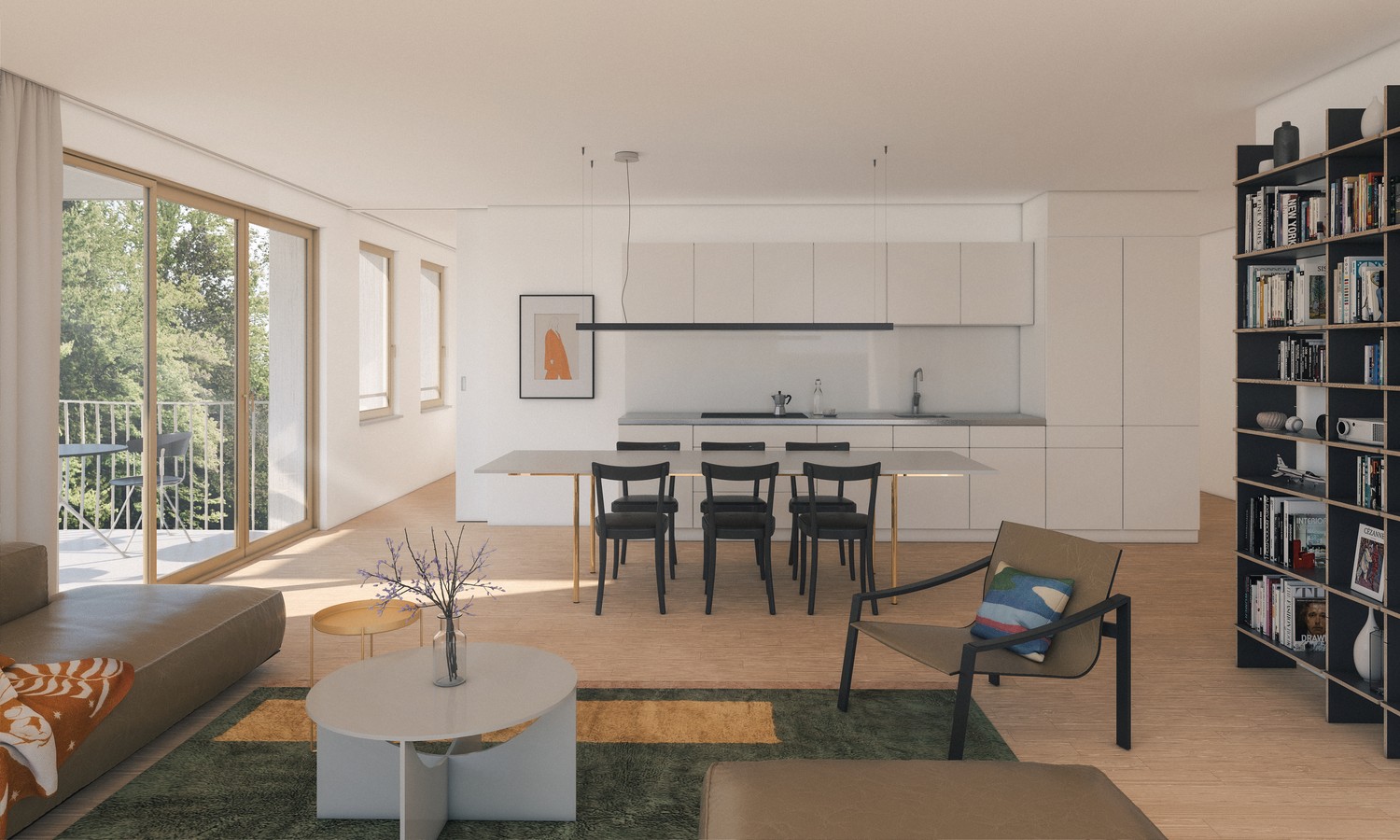 1 ½ rooms apartment