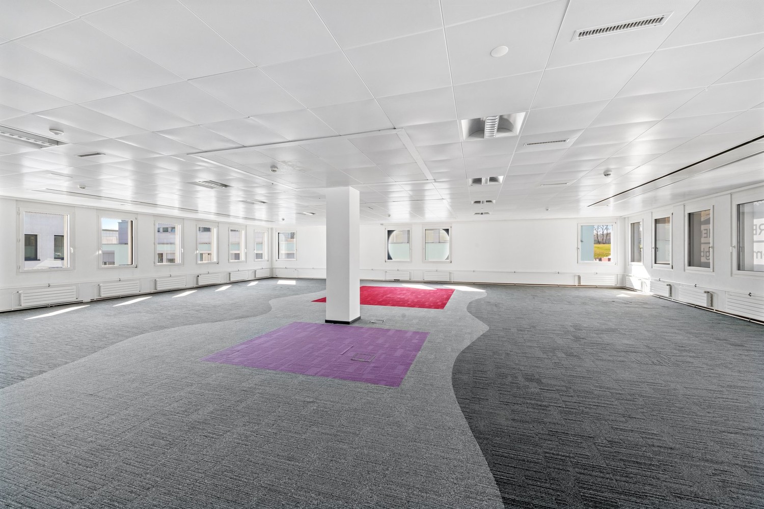 1195m² office