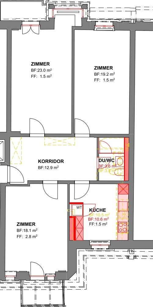 4 rooms apartment, Foto 3 von 3