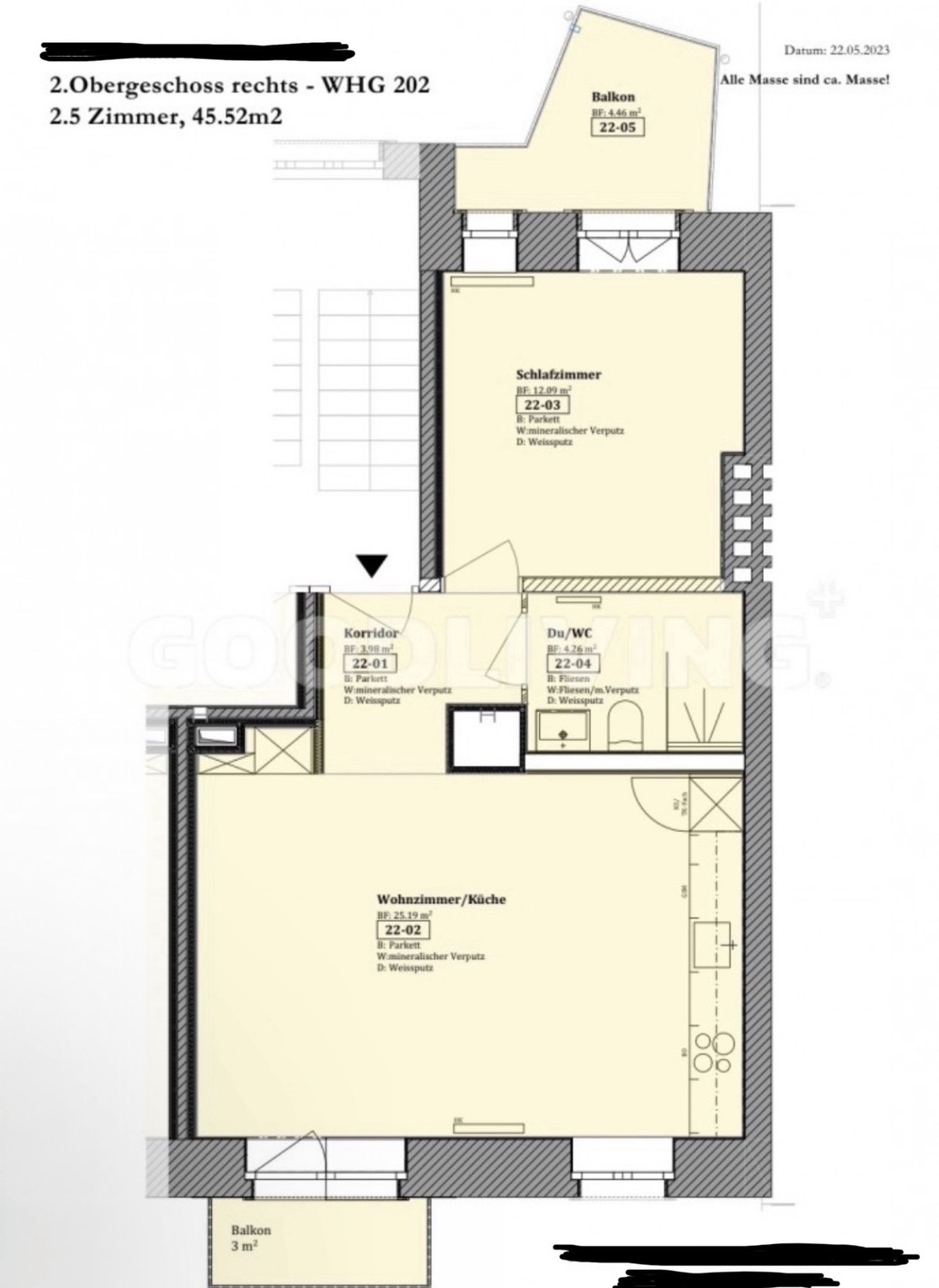 2 ½ rooms apartment, Foto 6 von 6
