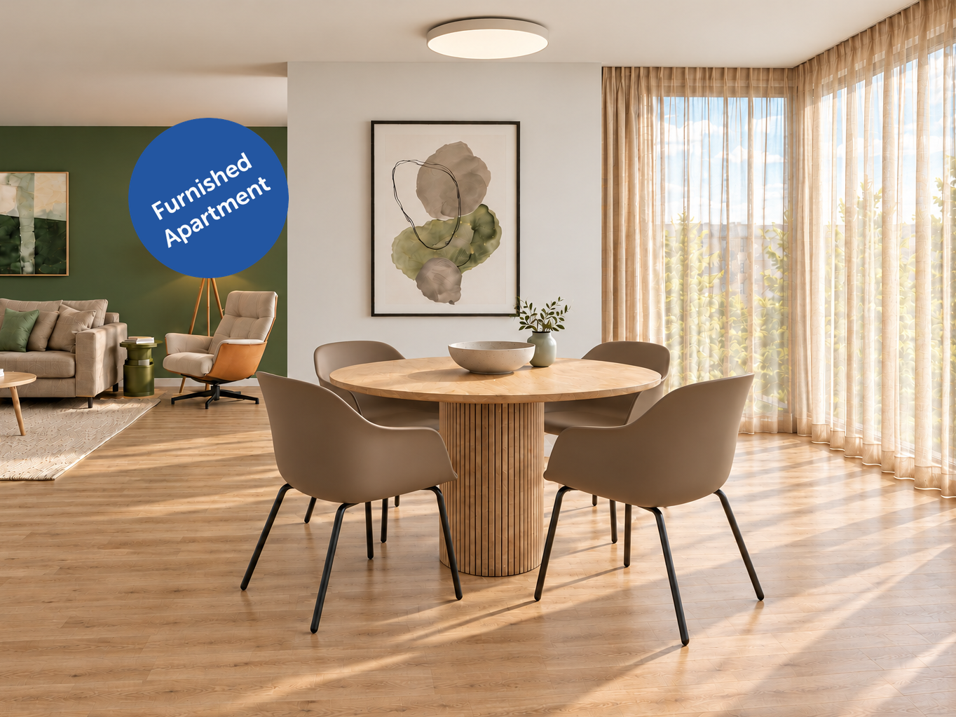 Appartement meublé de 2 ½ pièces
