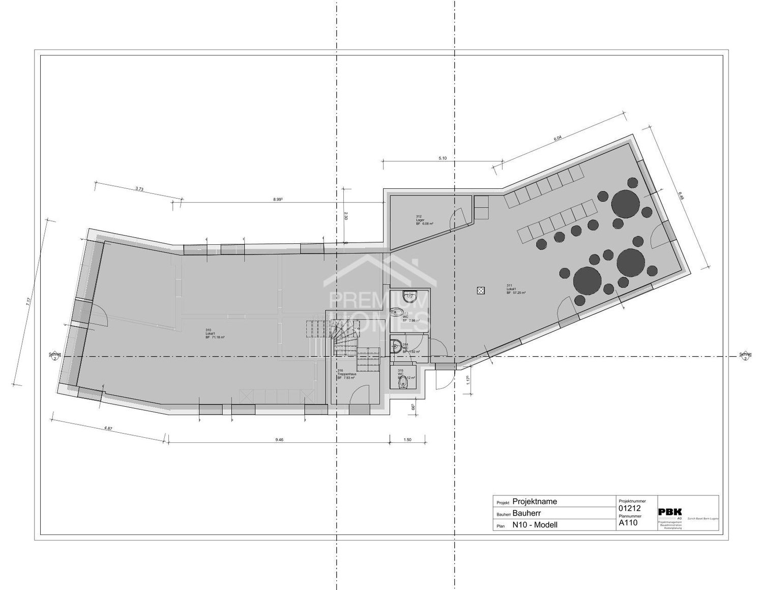 140m² commercial