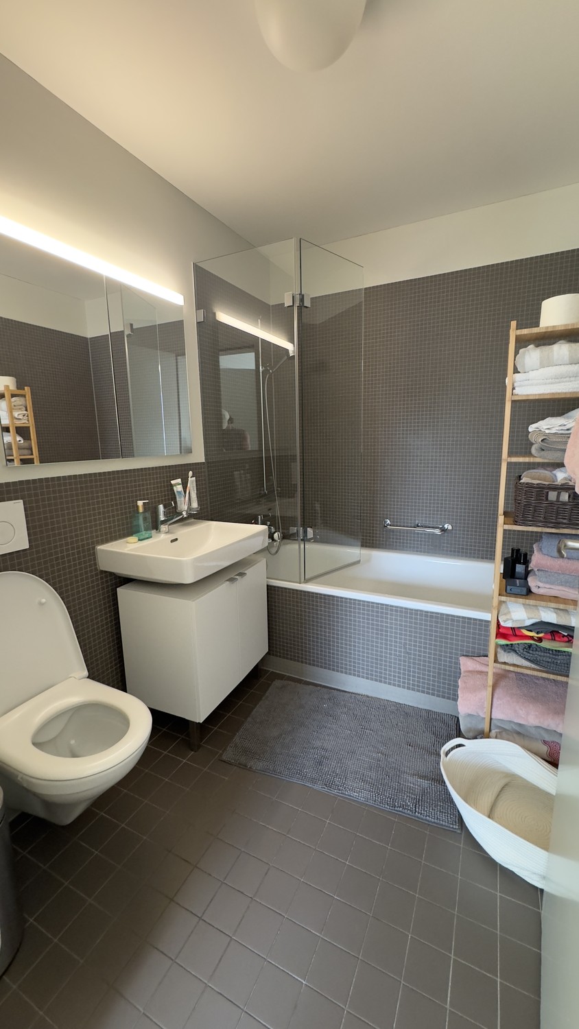 Stanza in un appartamento condiviso

Subaffitto la mia stanza in un moderno appartamento di 3.5 locali (costruito nel 2019) in Zollstrasse 37, 8005 Zurigo.

Date: da gennaio a febbraio, con una certa flessibilità: possibile trasloco in entrata da fine dicembre, trasloco in uscita entro il 10 marzo a
