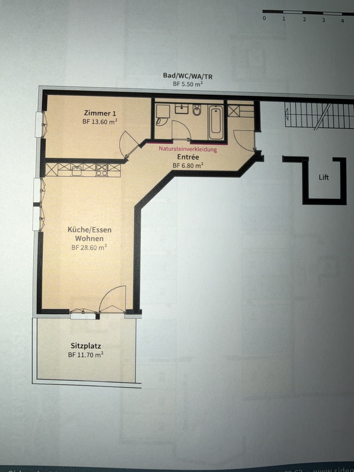 3 ½ rooms apartment