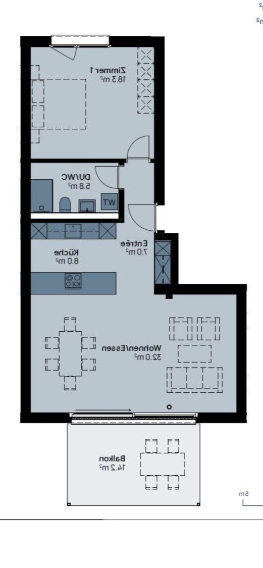 2 ½ rooms apartment