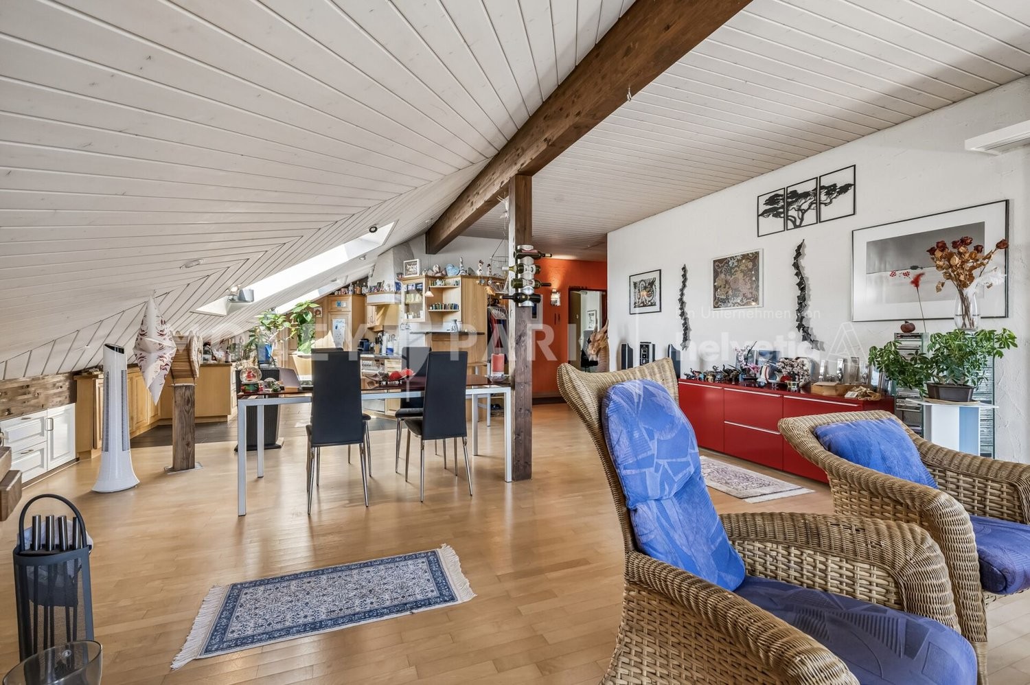 3 ½ locali appartamento in mansarda