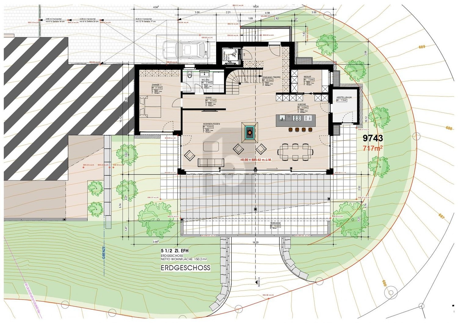 717m² building land, Foto 4 von 4