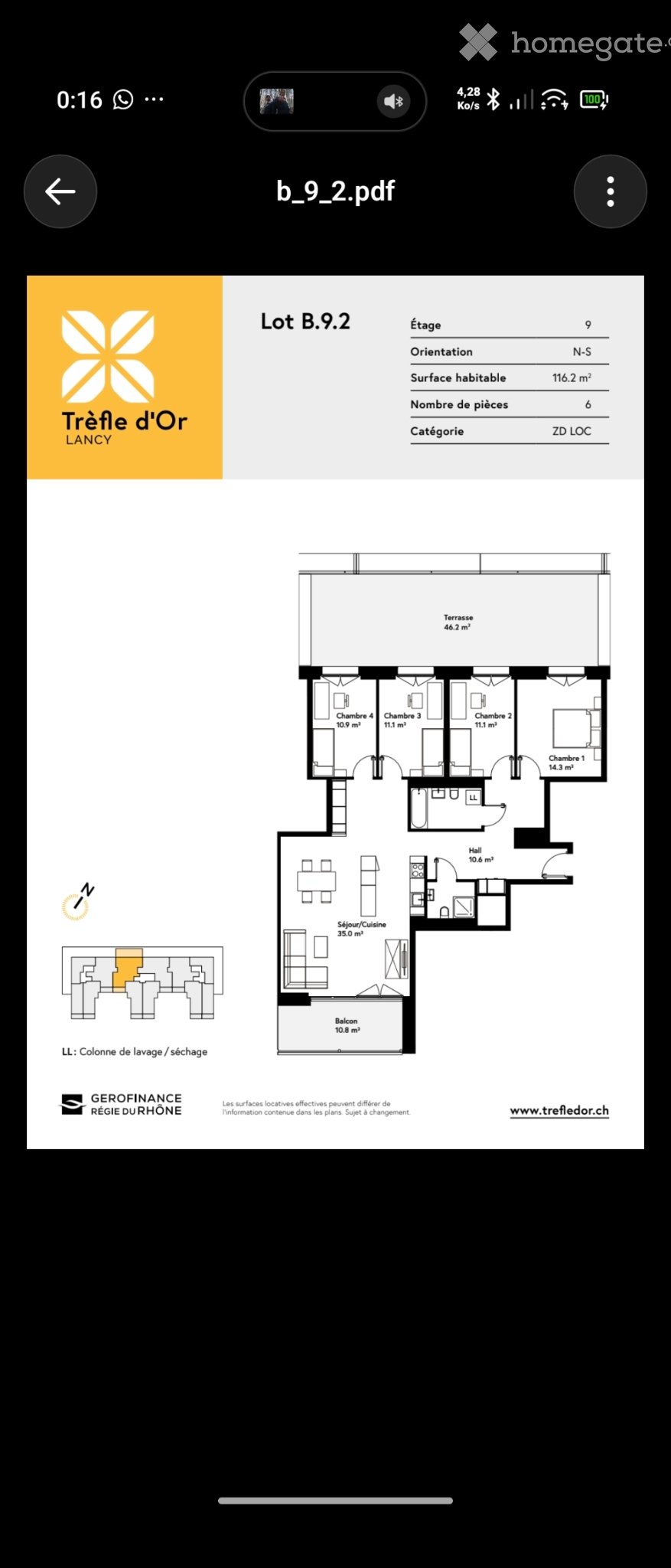 6-Zimmer-Wohnung