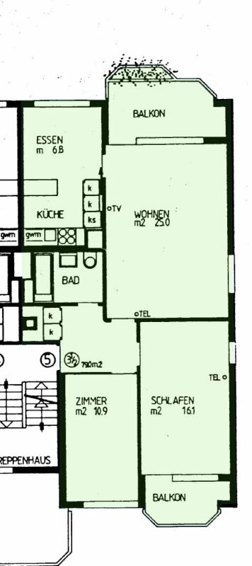 Appartement de 3 ½ pièces