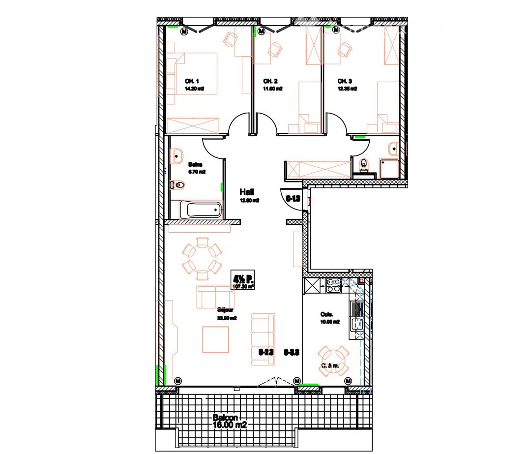 4 ½ Zimmer Wohnung, Foto 4 von 4