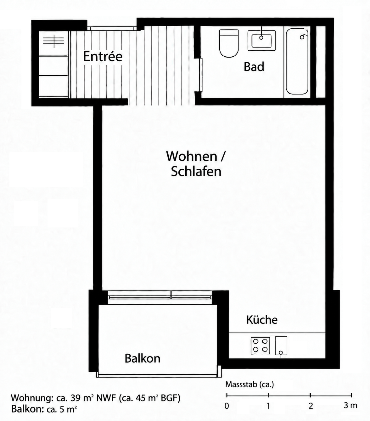 1 ½ rooms apartment, Foto 10 von 10