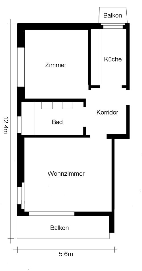 2 rooms apartment, Foto 6 von 6