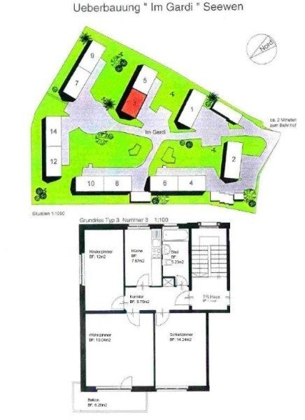 3 rooms apartment