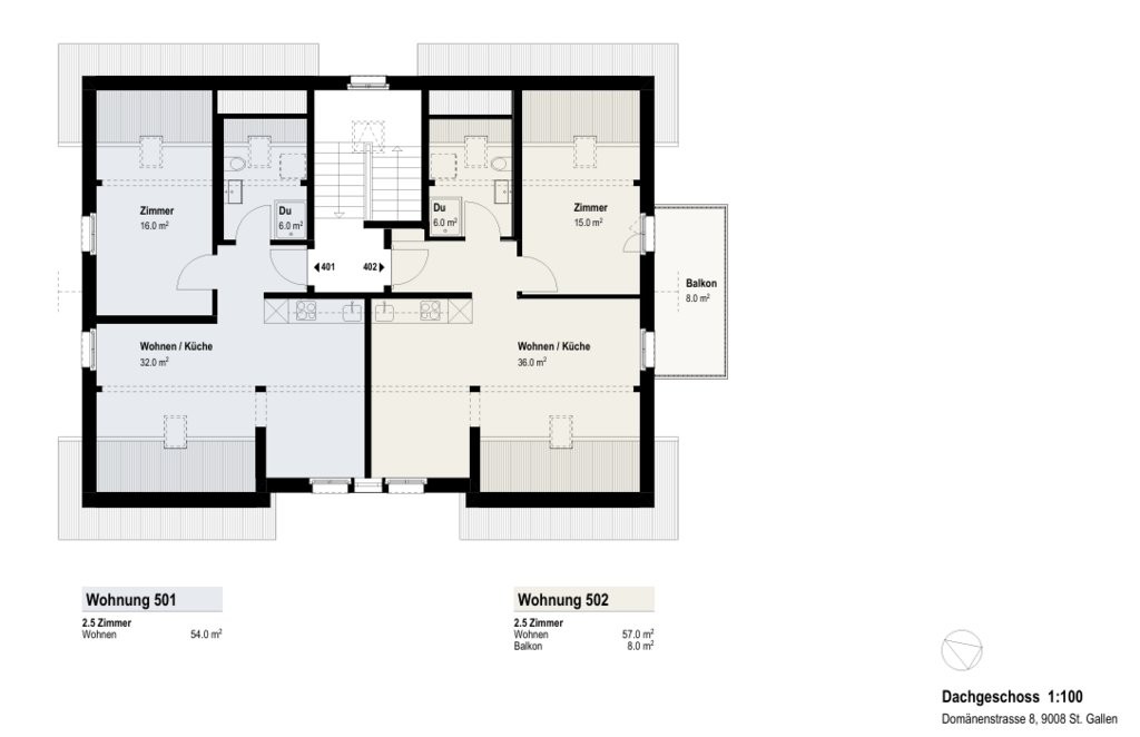 attico di 2 ½ locali, foto 8 di 8