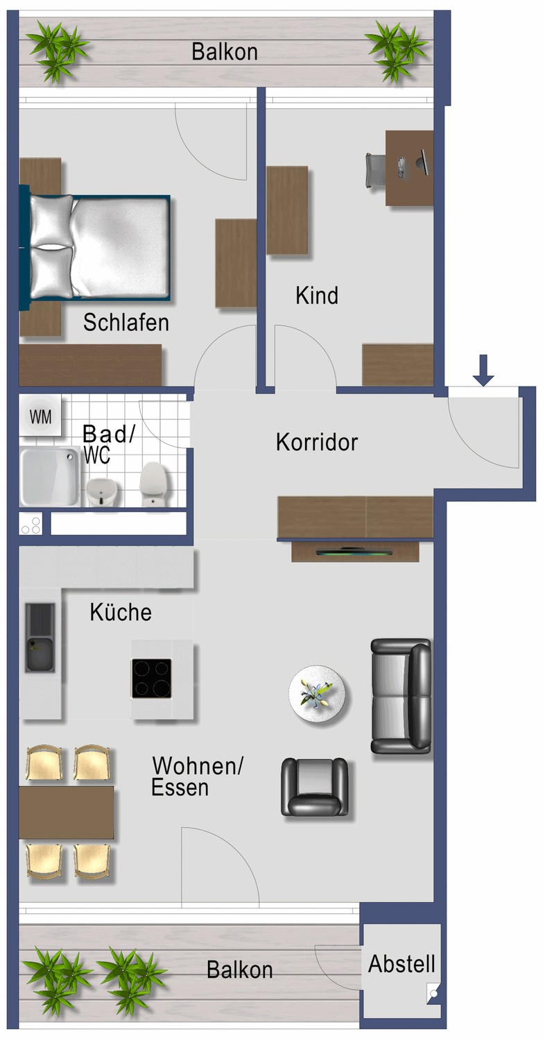 3 ½ rooms apartment, Foto 4 von 10