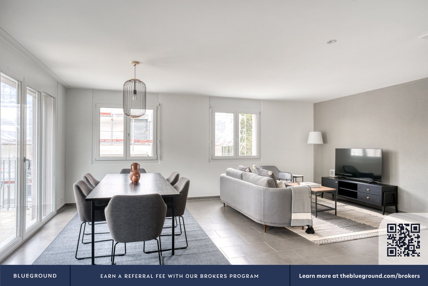 4 ½ pièces appartement meublé