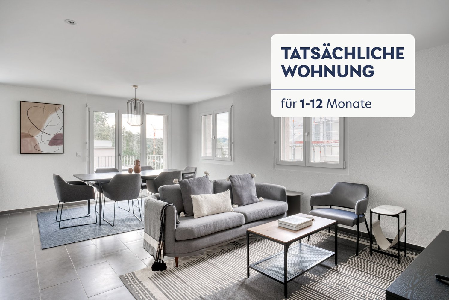 4 ½ pièces appartement meublé