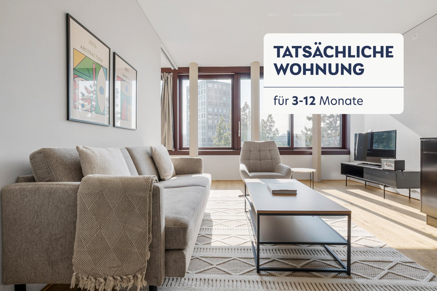 2 ½ pièces appartement meublé