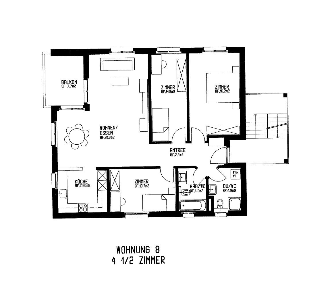 2 ½ rooms apartment