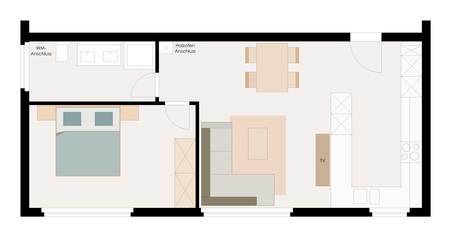 3 ½ rooms apartment