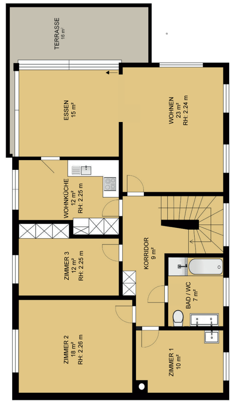 5 ½ rooms apartment, Foto 9 von 9