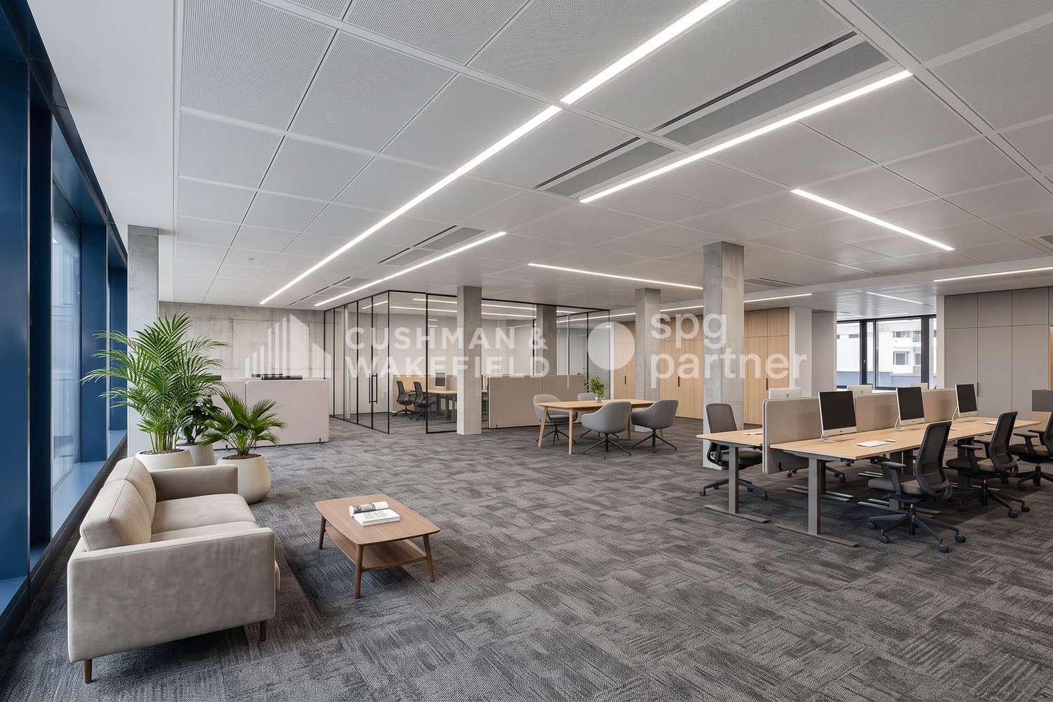550m² Büro