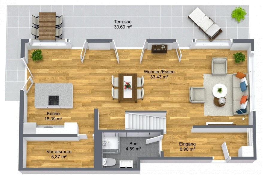 Appartement de 4 ½ pièces