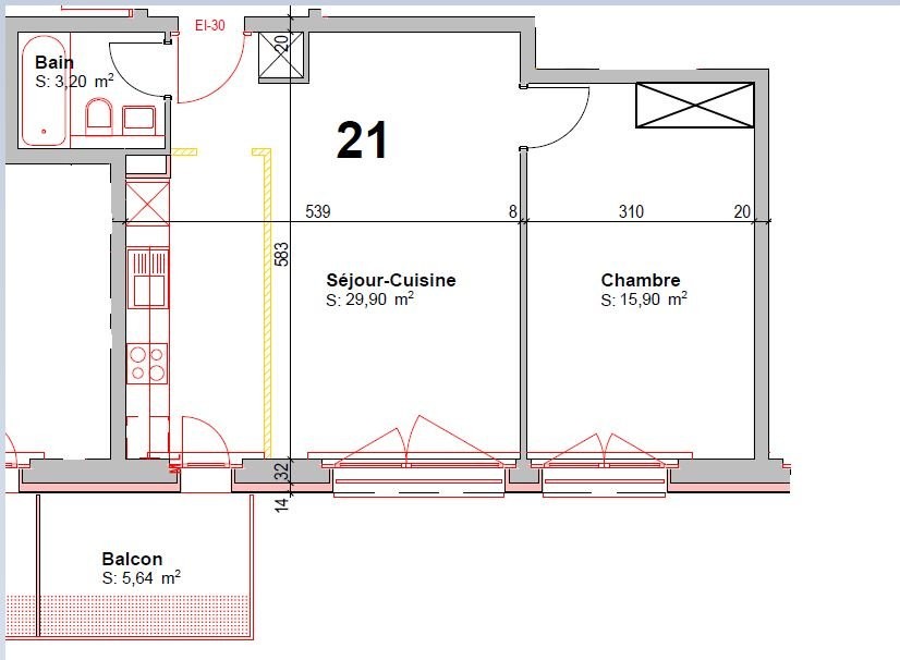2 ½ Zimmer-Wohnung