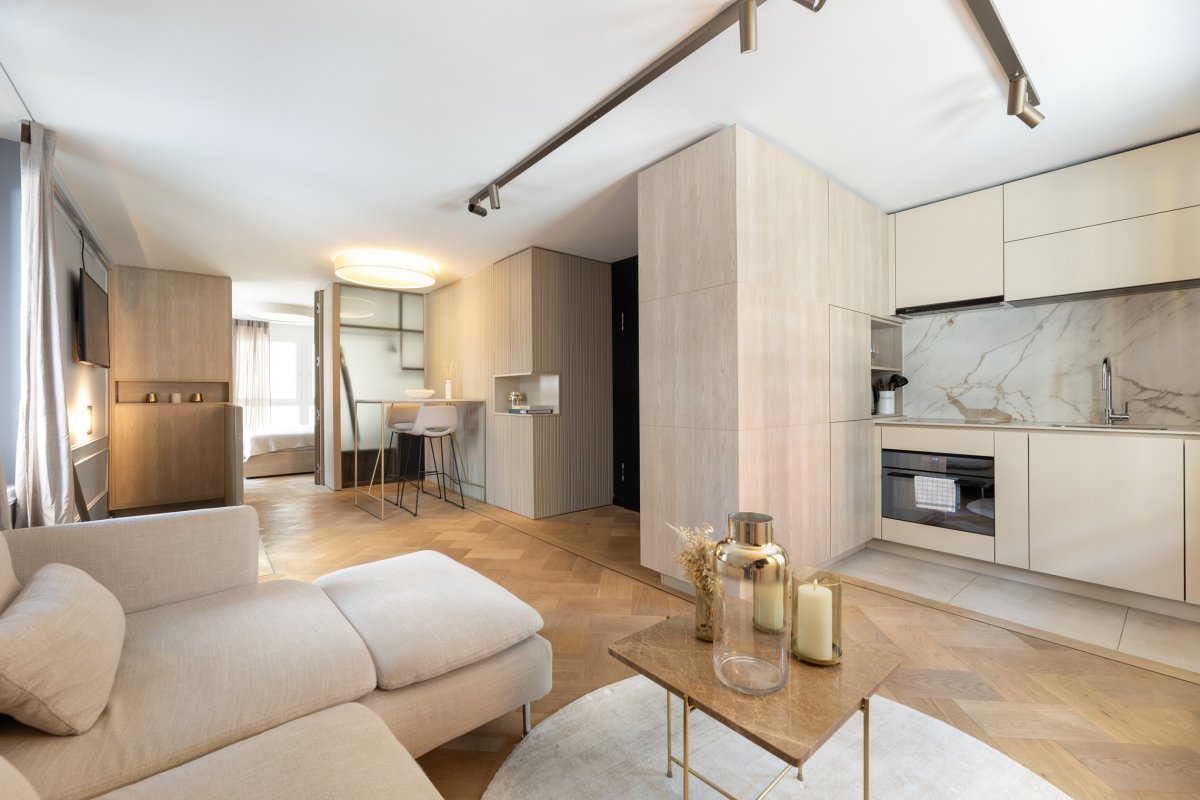 2 ½ rooms furnished flat