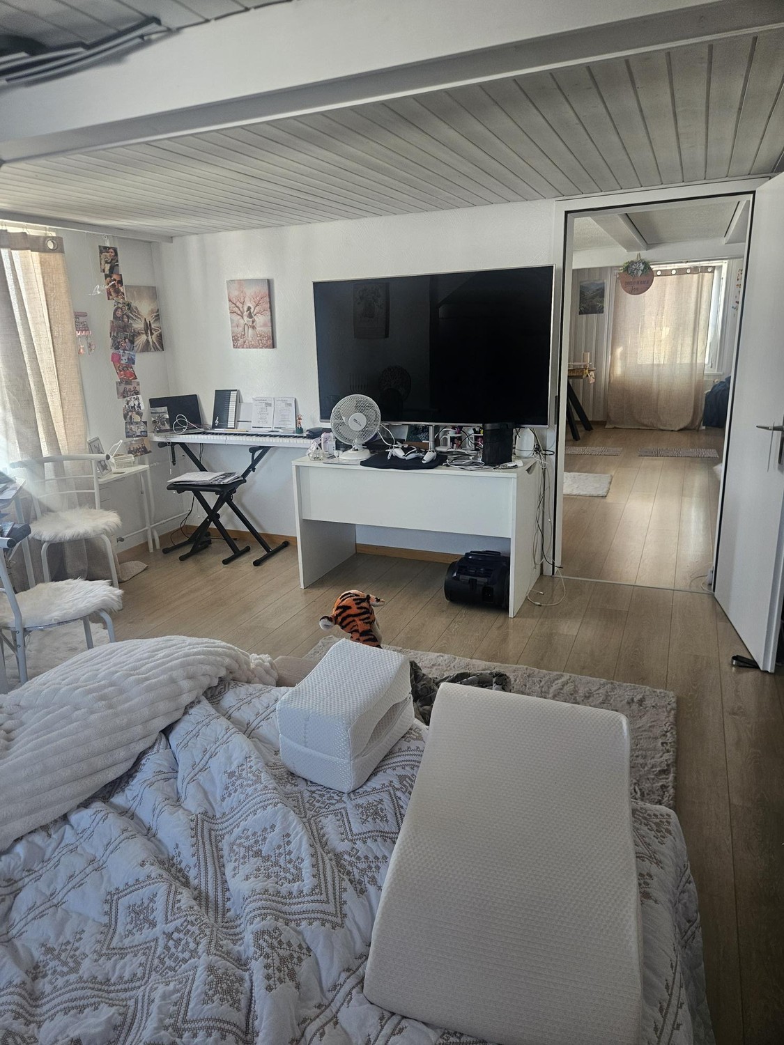 3 rooms roof flat