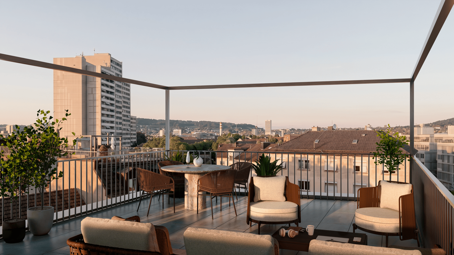 2 ½ rooms roof flat, Foto 1 von 5
