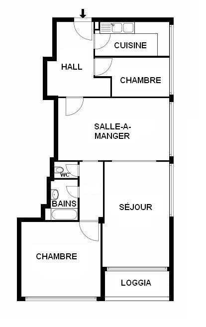 2 ½ Zimmer Wohnung