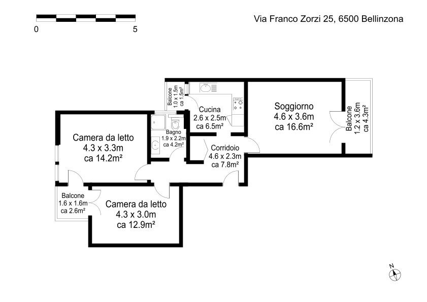 3 ½ Zimmer Wohnung