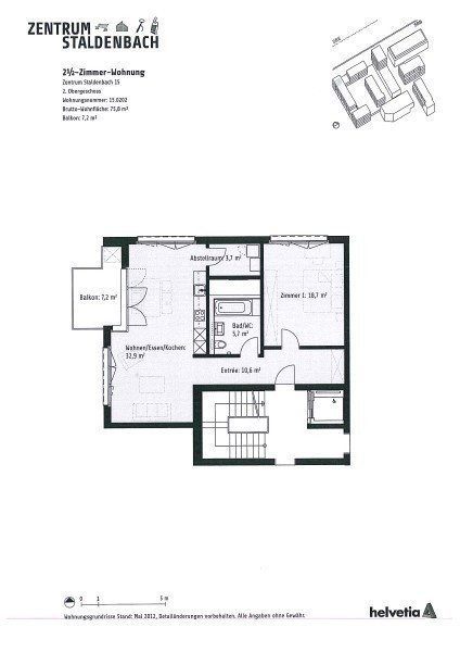 Appartamento di 2 ½ locali, foto 5 di 7