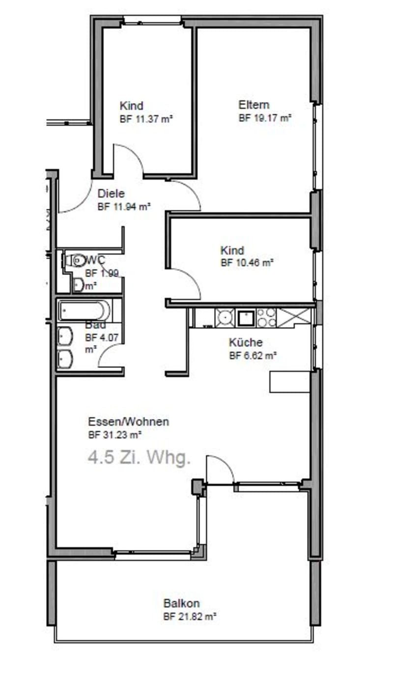 4 ½ rooms apartment, Foto 4 von 10