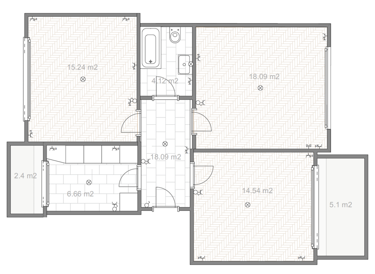 Room in a shared flat