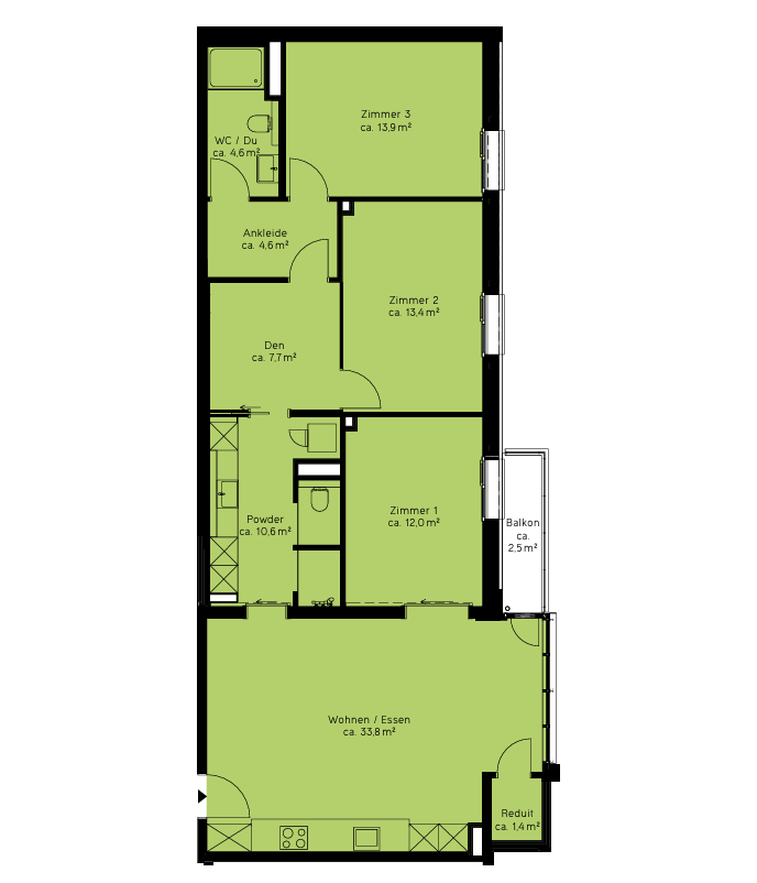 4 ½ rooms apartment, Foto 6 von 6