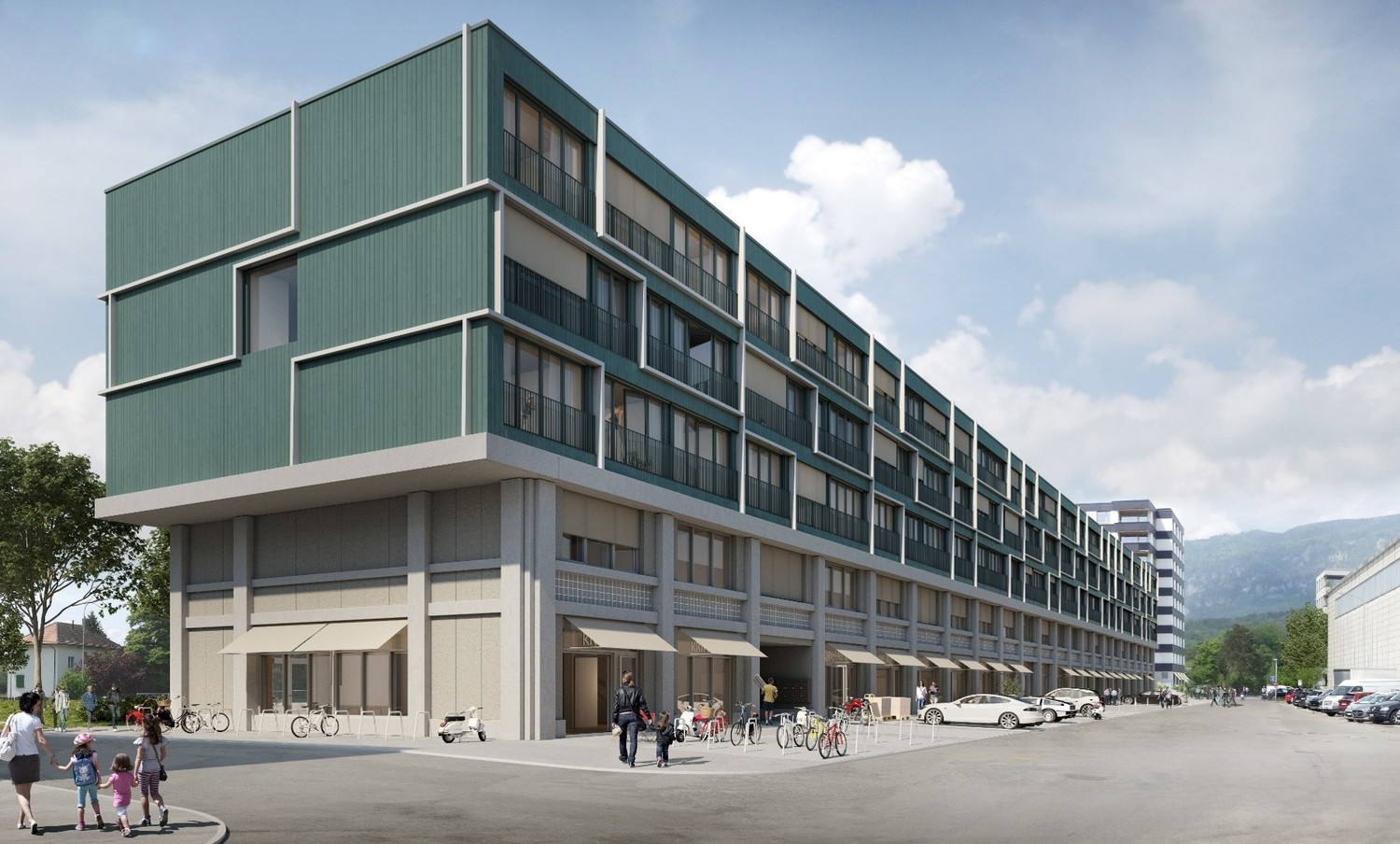 128m² commerciale