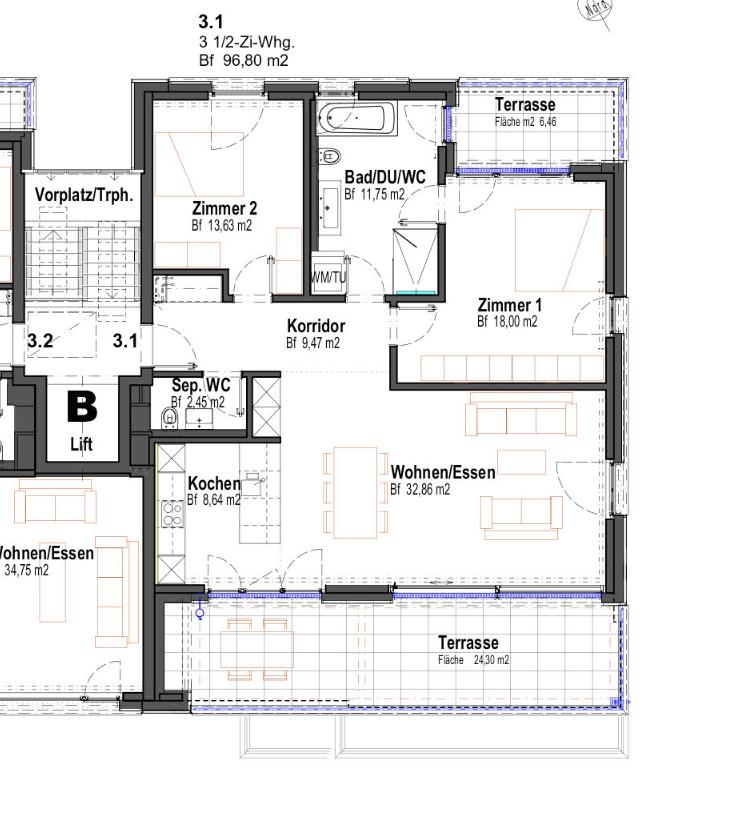 Appartement de 3 ½ pièces, photo 7 sur 7