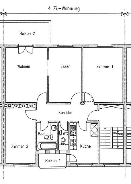4 rooms apartment, foto 9 di 9