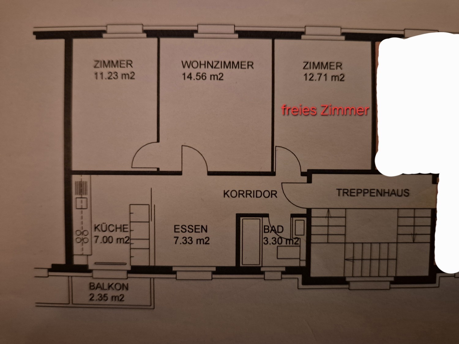 Room in a shared flat, Foto 7 von 8