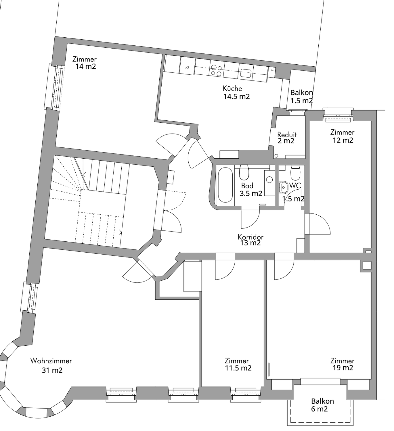 Room in a shared flat, Foto 3 von 4