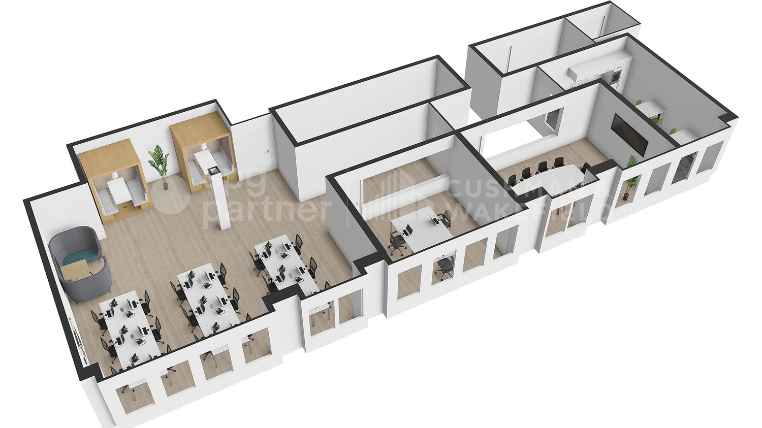 135m² Büro, Foto 4 von 5