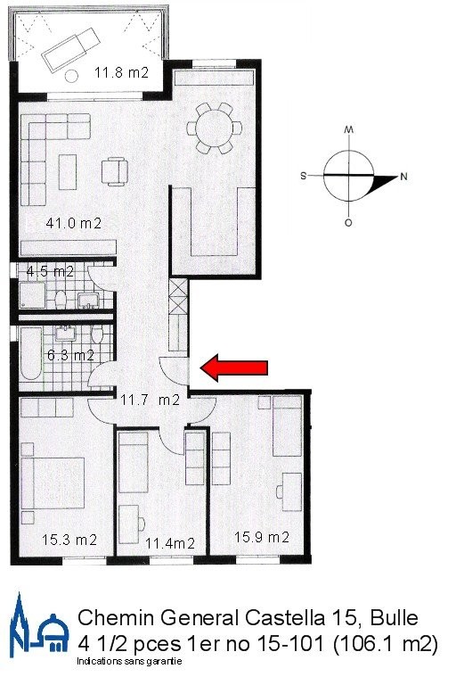 4 ½ rooms apartment, photo 9 sur 10
