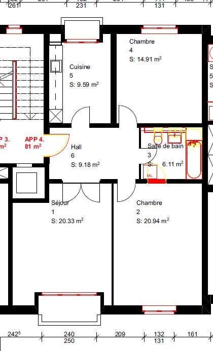 3-Zimmer-Wohnung