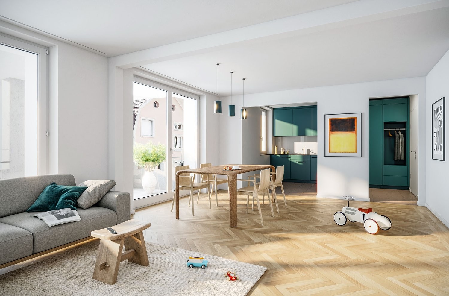 3 ½ rooms apartment