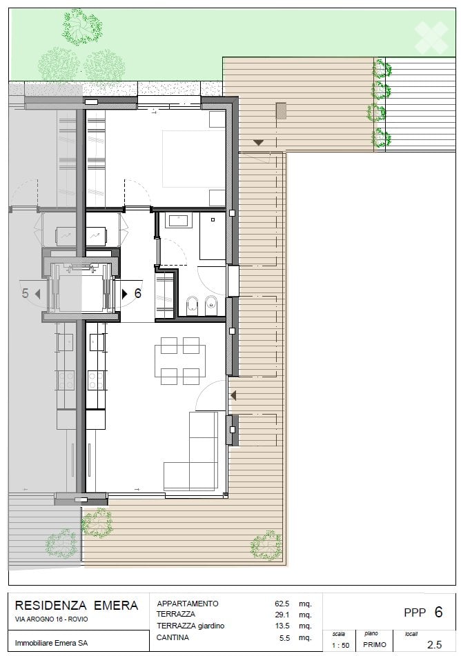 2 ½ rooms apartment