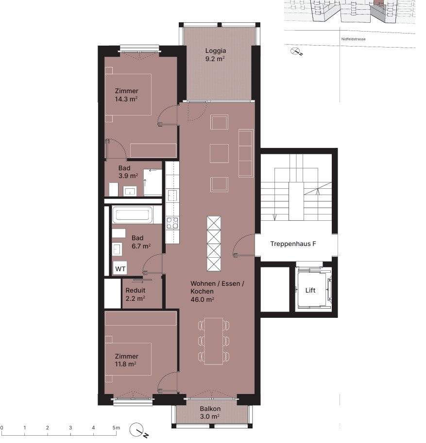 3 ½ rooms furnished flat, Foto 4 von 9
